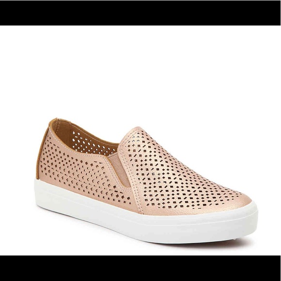 Gold Slip Ons - Picture 1 of 3